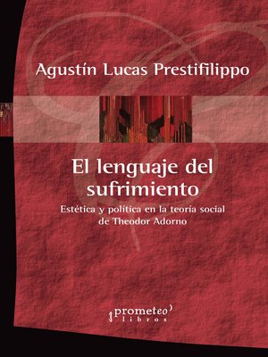 cover image of El lenguaje del sufrimiento